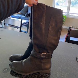 Lucky brand tall leather boots